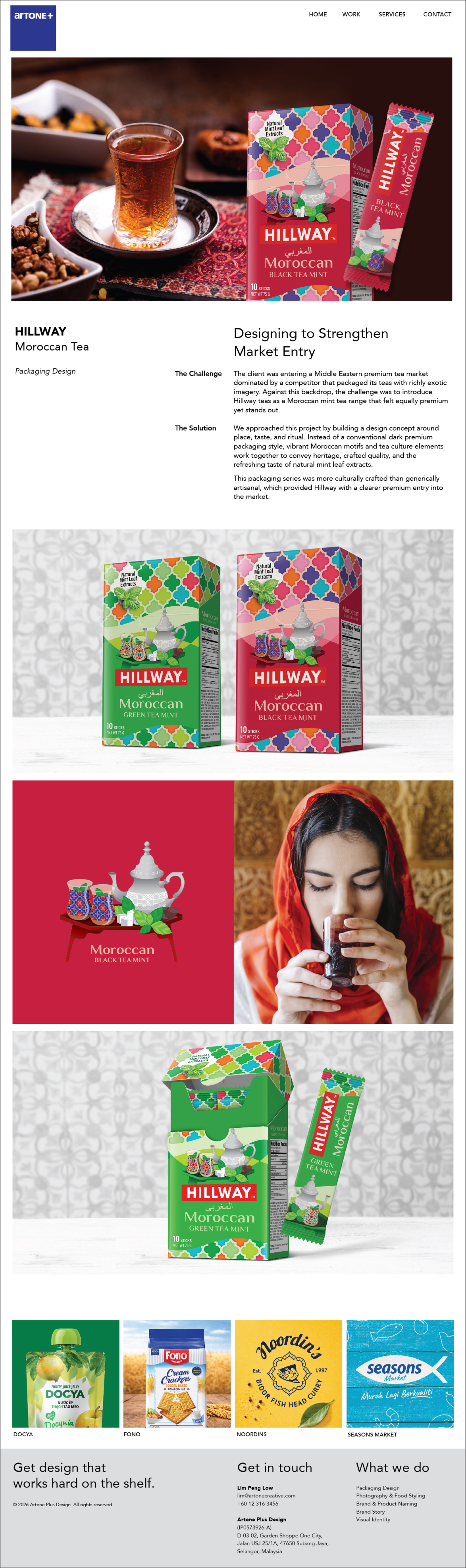 HILLWAY - Moroccan Tea Packaging Design