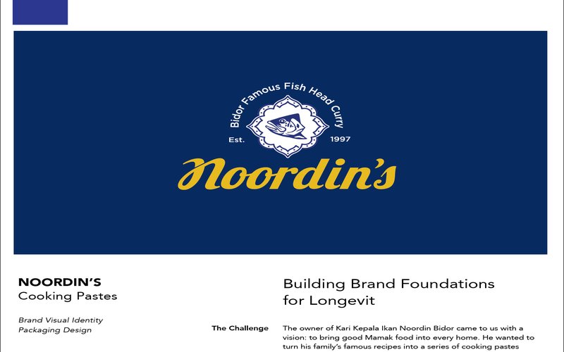 Noordin's Cooking Pastes Packaging