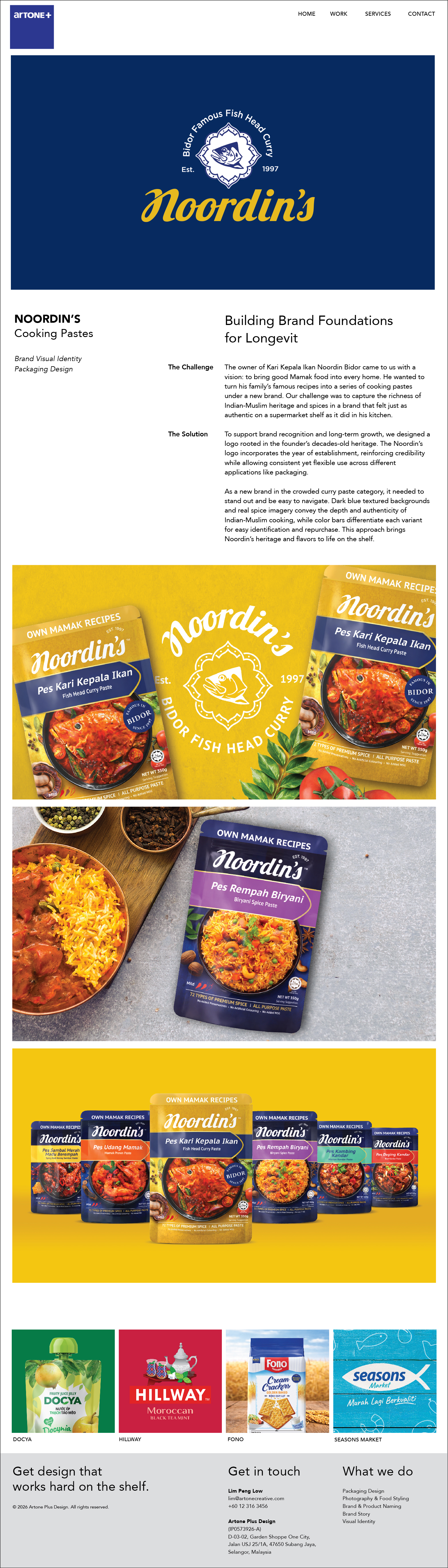 Noordin's - Cooking Pastes Packaging Design